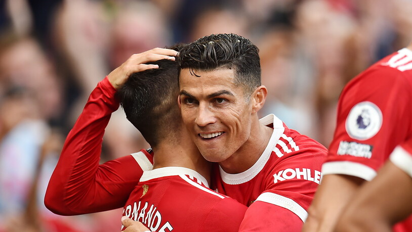 Kaum ist er wieder im roten Leibchen, feiert er schon wieder: Cristiano Ronaldo