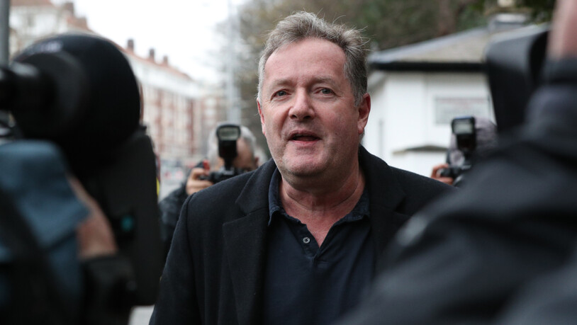 ARCHIV - Piers Morgan spricht zu Reportern vor seinem Haus in Kensington, im Zentrum Londons. Foto: Jonathan Brady/PA Wire/dpa