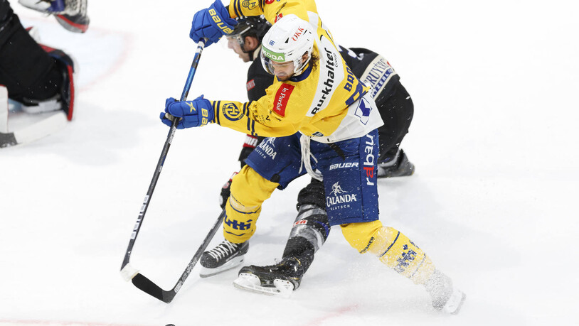 Mathias Bromé kämpfte, konnte die Niederlage der Davoser aber nicht abwenden.