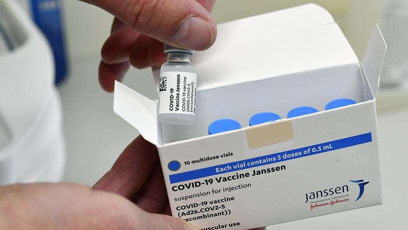 Impfstoff Covid-19 Vaccine Janssen von Johnson&Johnson: die meisten Dosen sind noch in der Schachtel.