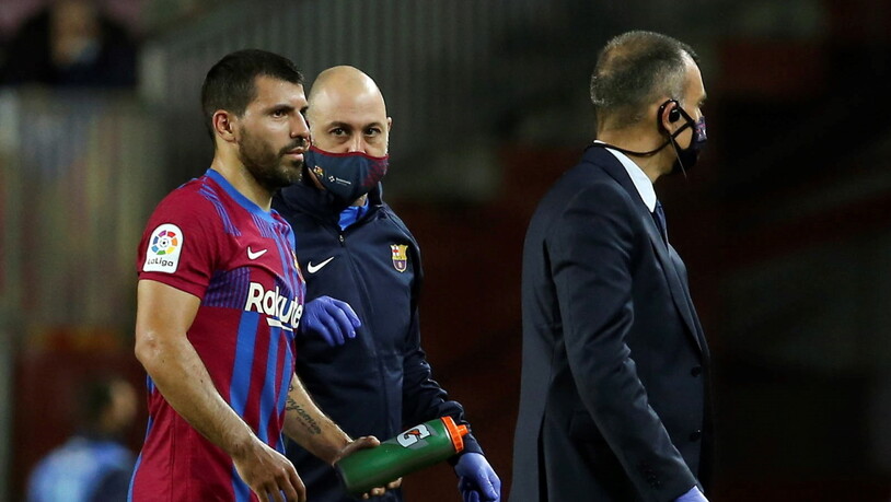 Sergio Aguero wird vorerst nicht mehr für Barcelona auflaufen