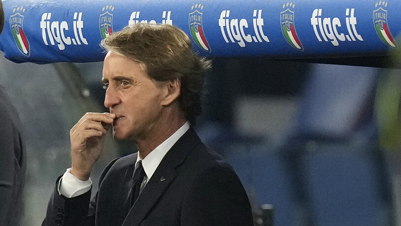 Italiens Coach Roberto Mancini muss ein hartes Los registrieren
