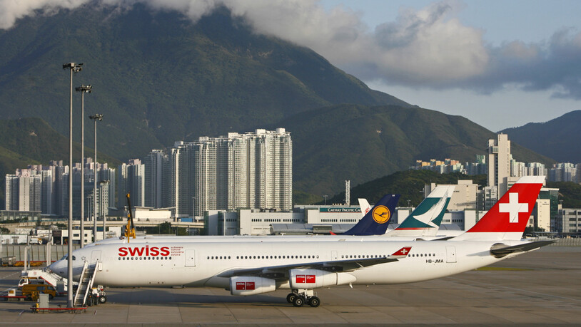 Bis am 11. Dezember fliegt die Swiss den Hongkonger Flughafen nicht mehr an. (Archivbild)