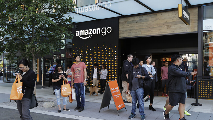 Amazon will jetzt auch Kleiderläden eröffnen: ein Amazon Go-Store in Seattle (Archivbild).