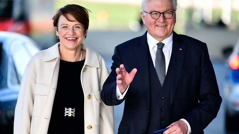 Bundespräsident Frank-Walter Steinmeier und seine Frau Elke Büdenbender. Foto: Fabian Sommer/dpa