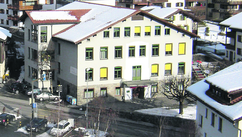 Das Testzentrum im alten Schulhaus Klosters wurde geschlossen.