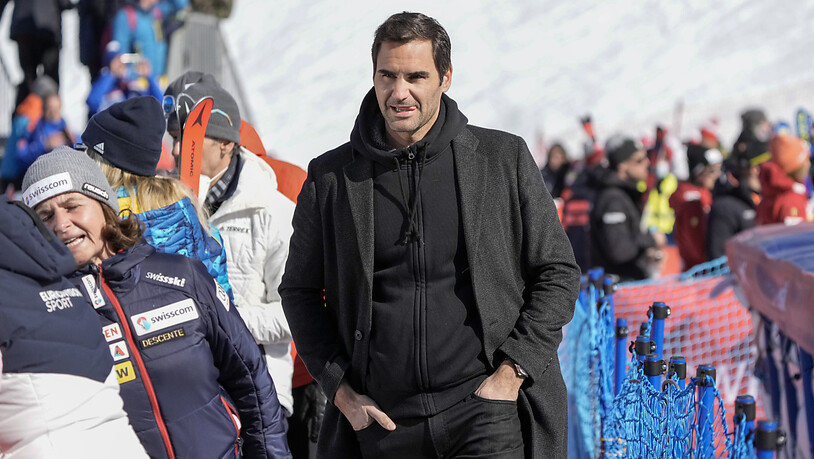 Roger Federer tritt am Ski-Weltcup der Frauen in Lenzerheide als Überraschungsgast auf