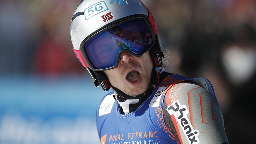 Henrik Kristoffersen gewann zum dritten Mal die Weltcup-Wertung im Slalom