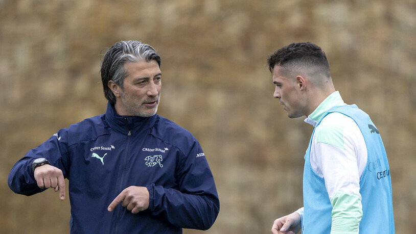 "Der Trainer kennt meinen Einfluss" - Captain Granit Xhaka (rechts) und Nationalcoach Murat Yakin