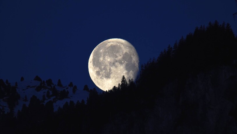 4. Platz: der Monduntergang von Daniel Thaller. 