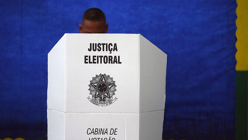 Wahlkabine in Rio de Janeiro bei den Präsidentschaftswahlen 2018. (Archivbild)