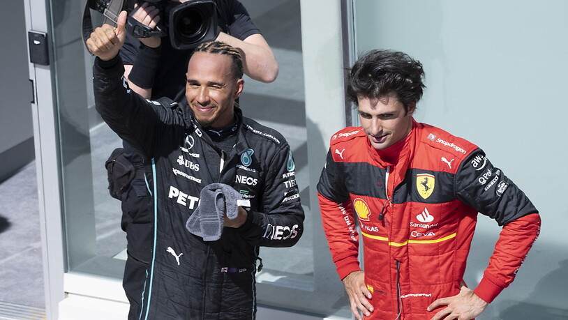 Lewis Hamilton (links) schaffte es in Montreal es zum zweiten Mal in dieser Saison aufs Podest. Der Rekordweltmeister wurde im Mercedes Dritter