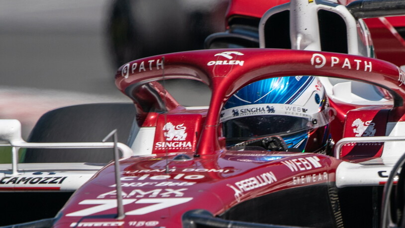 Valtteri Bottas holt für Alfa Romeo als Achter weitere WM-Punkte. Sein Teamkollege Zhou Guanyu wird hinter dem Finnen Neunter