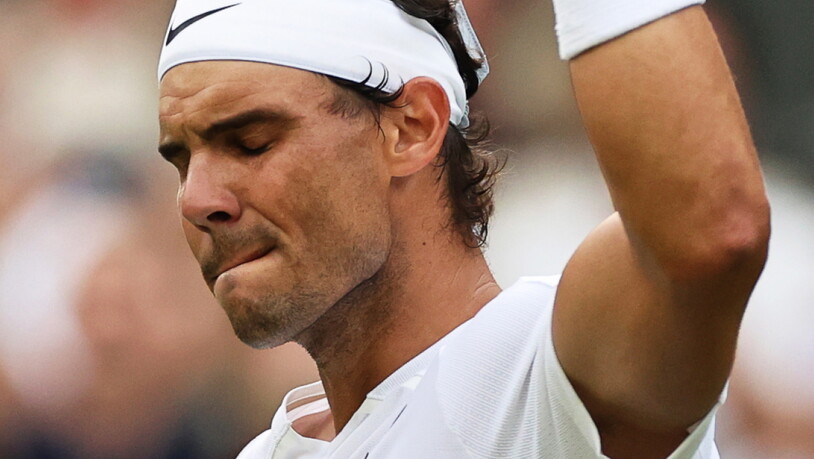 Wieder einmal Muskeln gezeigt: Rafael Nadal gewann seinen Wimbledon-Viertelfinal gegen Taylor Firtz in fünf Sätzen