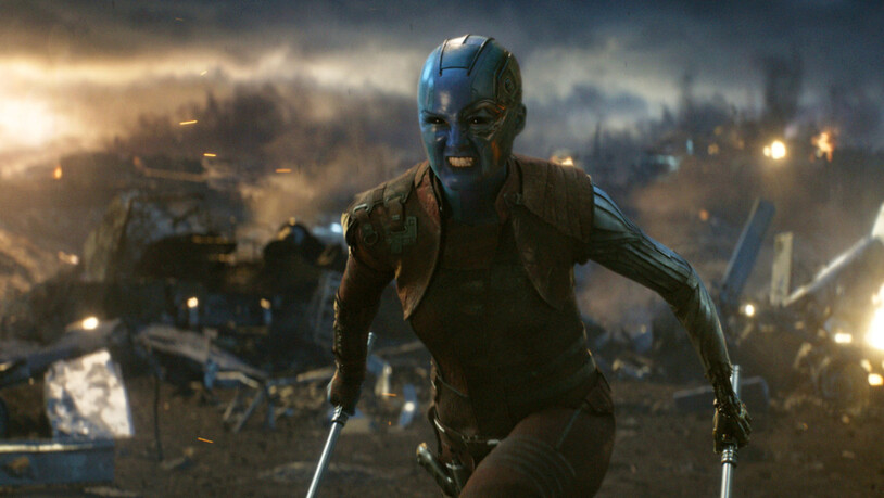 Die Schauspielerin Karen Gillan in einer Szene des Films "Avengers: Endgame."