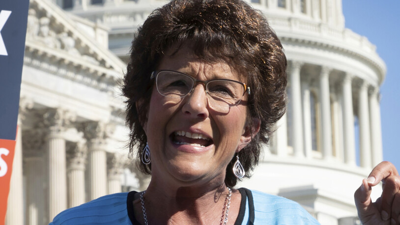 ARCHIV - Jackie Walorski, republikanische US-Kongressabgeordnete, spricht auf dem Capitol Hill in Washington. Foto: J. Scott Applewhite/AP/dpa