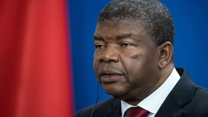 FILED - 22 August 2018, Germany, Berlin: João Lourenço, President of the Republic of Angola, speaks at a press conference with Chancellor Merkel after her meeting in the Federal Chancellery. Photo: Bernd von Jutrczenka/dpa