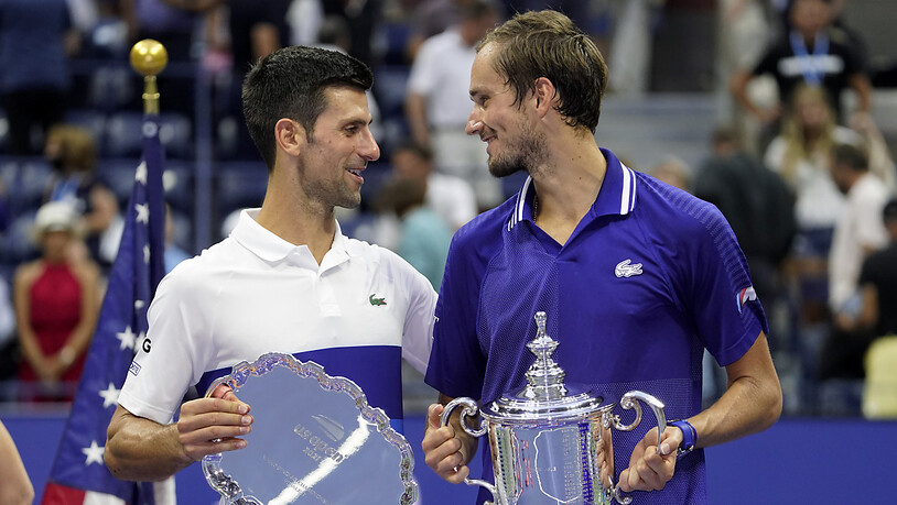 So endete das US Open im letzten Jahr: Novak Djokovic scheiterte im Final an seinem grossen Traum vom Kalender-Grand-Slam und Daniil Medwedew gewann sein erstes Major-Turnier
