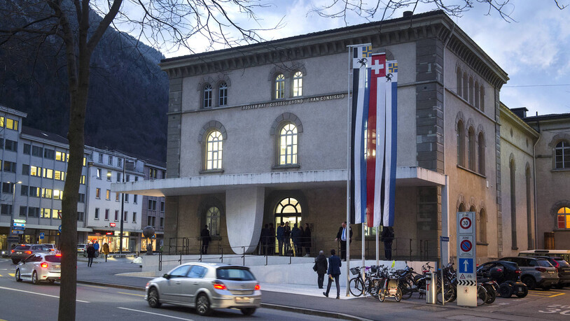Tagungsort: Der Bündner Grosse Rat hält seine Sessionen im Grossratsgebäude in Chur ab.