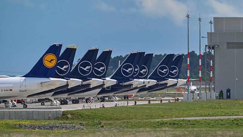 Lufthansa-Maschinen bleiben wegen Pilotenstreik grossteils am Boden (Symbolbild)