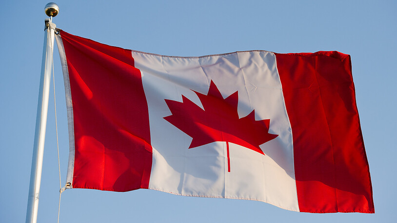 ARCHIV - Die kanadische Flagge. Foto: Patrick Pleul/dpa-Zentralbild/dpa
