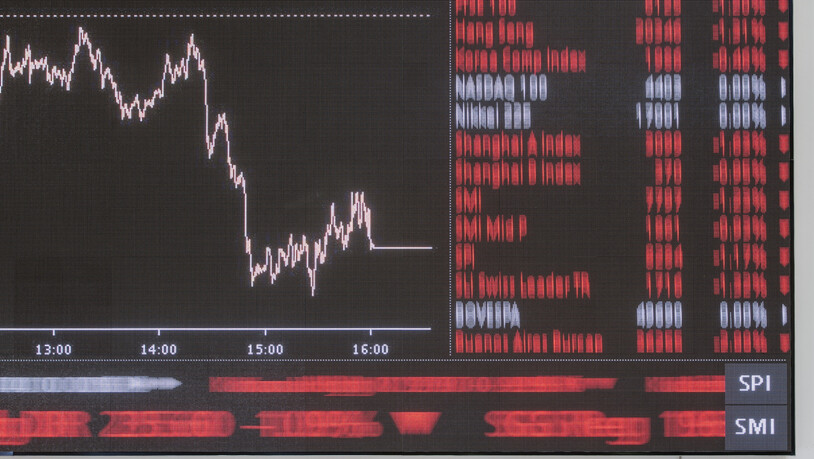 An den Börsen weltweit ging am Donnerstag die Talfahrt weiter - auch in der Schweiz. (Archivbild)