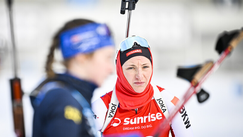 Skeptisch: Lydia Hiernickel absolviert ihre erste EM im Biathlon. 