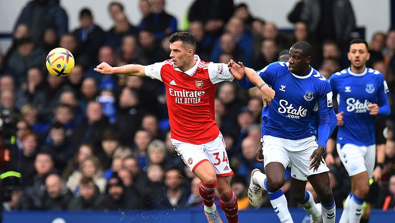 Granit Xhaka kassiert mit Arsenal eine Niederlage gegen Everton