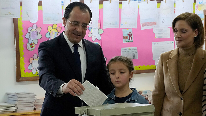 Der ehemalige Außenminister von Zypern, Nikos Christodoulides, gilt als einer der Favoriten bei der Wahl. Foto: Petros Karadjias/AP/dpa