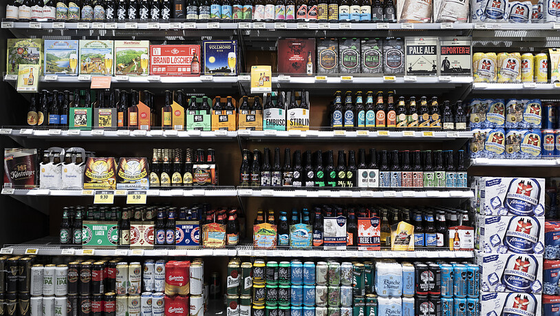 Alkoholika 2018 in einem Laden im Kanton Schwyz. (Archivbild)