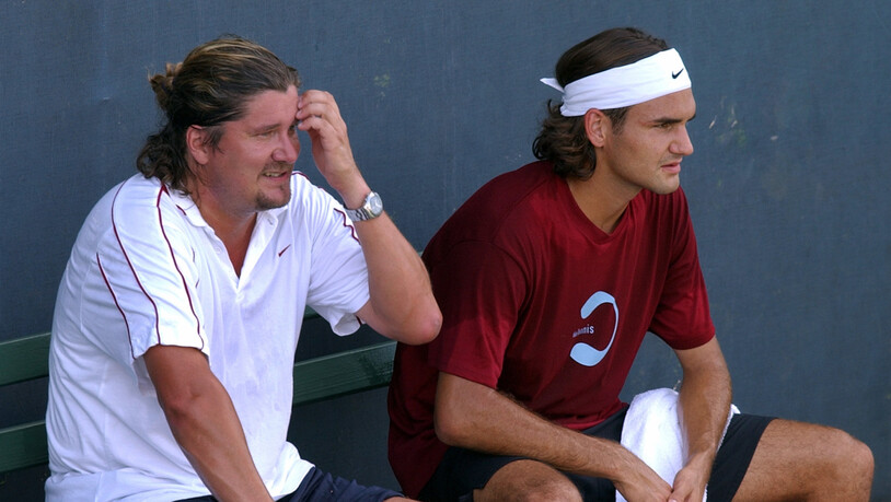 Die schönen alten Zeiten: 2003 führte Peter Lundgren Roger Federer in die Weltspitze