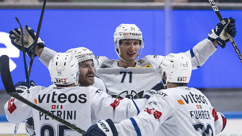 Der HC La Chaux-de-Fonds freut sich über den Meistertitel in der Swiss League