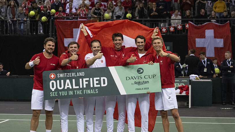 Das Schweizer Davis-Cup-Team qualifizierte sich dank einem 3:2-Sieg über Deutschland für das Finalturnier