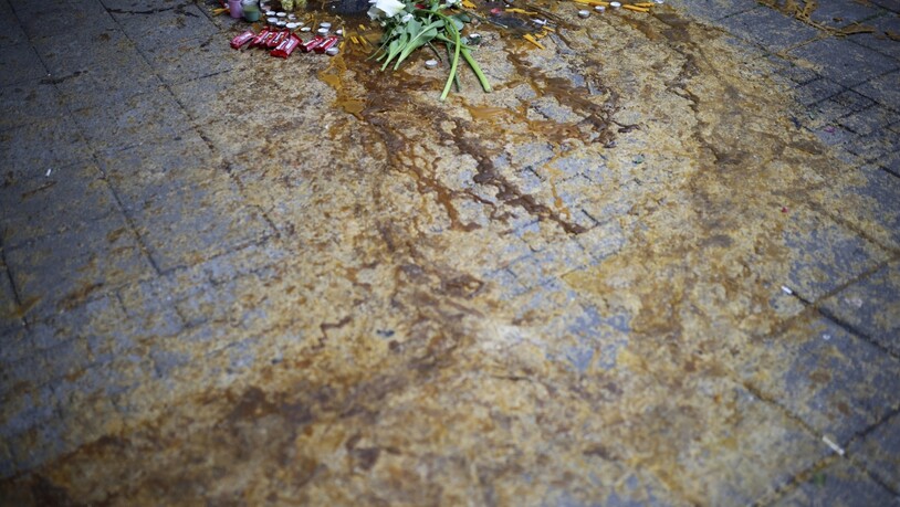 Blumen liegen nahe der Grundschule, wo ein 13-Jähriger acht Mitschüler und einen Wachmann erschossen hat. Nur einen Tag nach dem Massaker hat ein 21-jähriger Schütze ein weiteres Blutbad angerichtet. Foto: Armin Durgut/AP