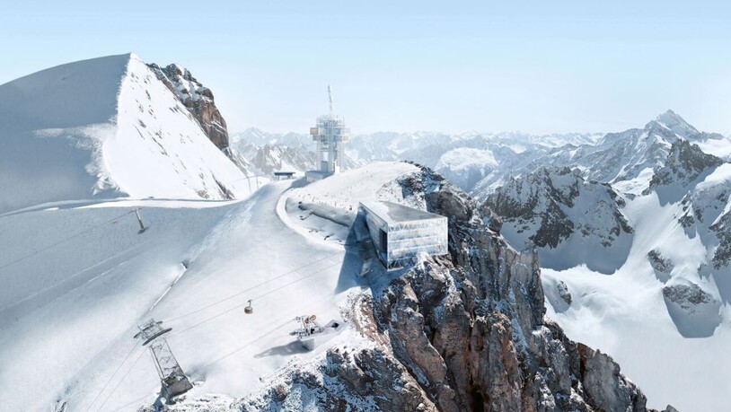 So soll sich der 3020 Meter hohe Titlis gemäss den Plänen von Herzog & de Meuron künftig präsentieren
