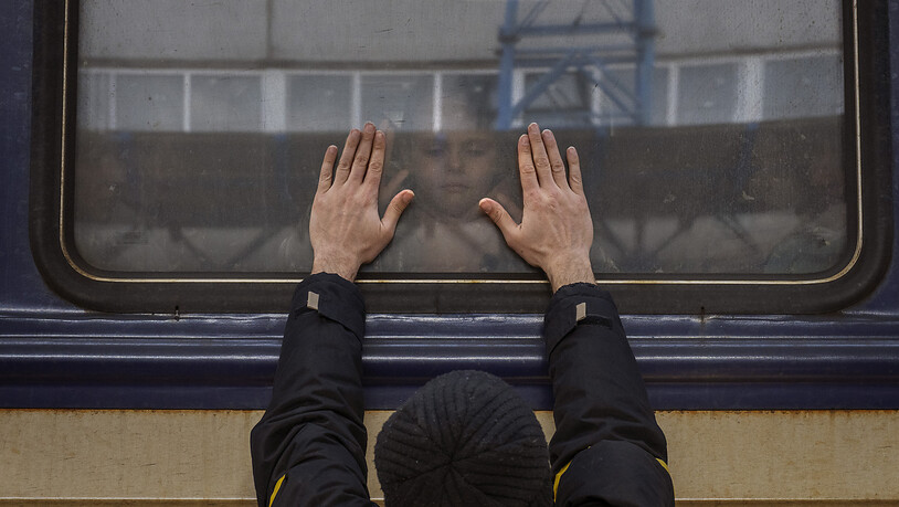 ARCHIV - Der Krieg in der Ukraine sorgt für viele Binnenvertriebene. Foto: Emilio Morenatti/AP/dpa