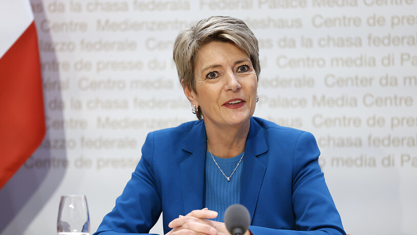 Bundesrätin und Finanzministerin Karin Keller-Sutter forderte eine stärkere Finanzmarktaufsicht. (Archivbild)