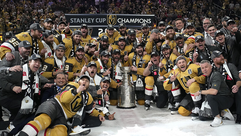 Im zweiten Anlauf hat es geklappt: Die Vegas Golden Knights gewinnen den Stanley Cup