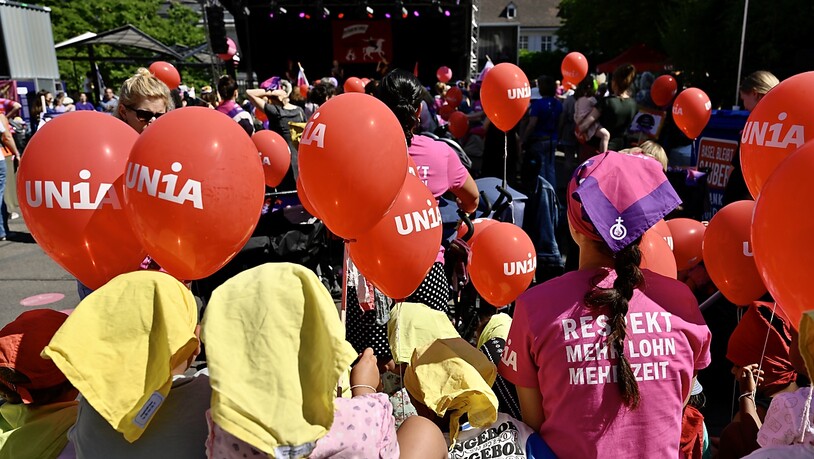 Die Gewerkschaft Unia unterstützt den Streik von Arbeitnehmerinnen. (Symbolbild)