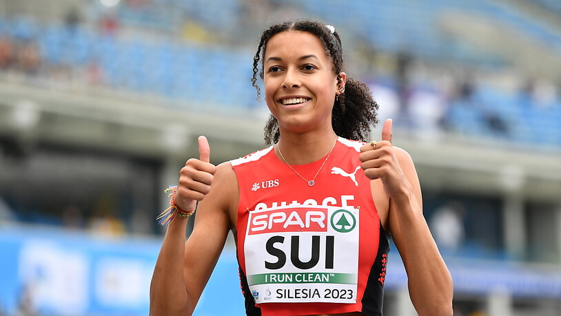 Auch Audrey Werro (800 m) lief einen Schweizer Sieg heraus