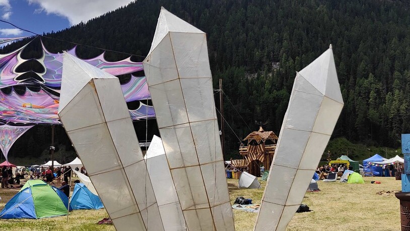 Kunterbunt: Der Kreativität sind am Burning Mountain Festival keine Grenzen gesetzt.