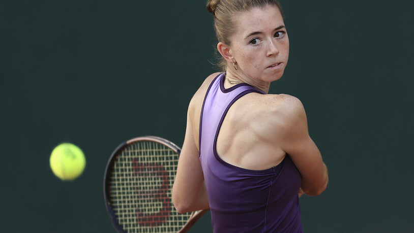 Fühlt sich wohl auf Rasen: Simona Waltert steht in der Wimbledon-Qualifikation in der dritten Runde. 