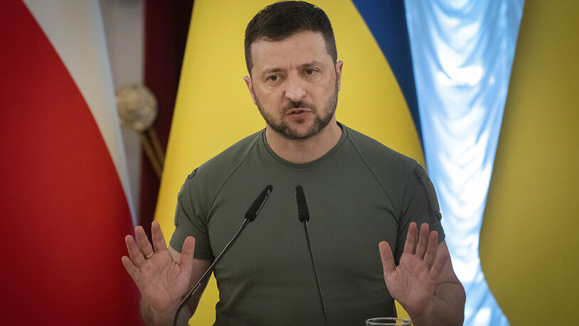 Wolodymyr Selenskyj, Präsident der Ukraine. Foto: Efrem Lukatsky/AP/dpa