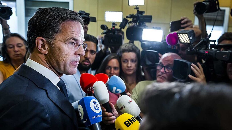 Ministerpräsident Mark Rutte zieht sich aus der Politik zurück. Foto: Remko De Waal/ANP/dpa