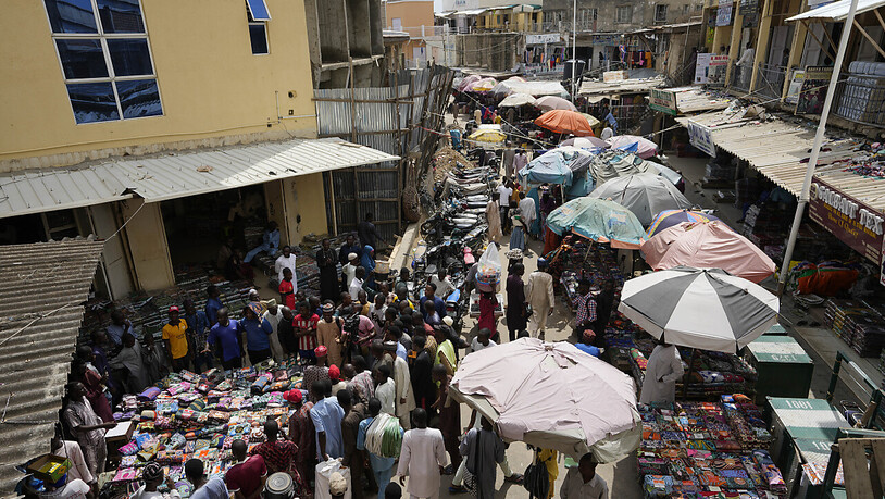 Markt in der Stadt Kano. Foto: Sunday Alamba/AP/dpa