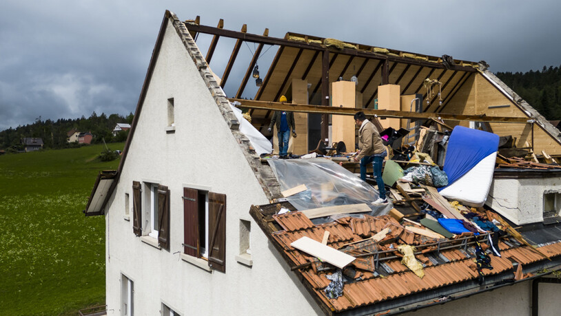 Zahlreiche Menschen verloren durch den Sturm ihr Zuhause.