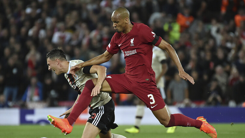 Liverpools Fabinho (hier im Duell mit Ajax-Spieler Steven Berghuis) wechselt als nächster Topspieler in die saudische Liga