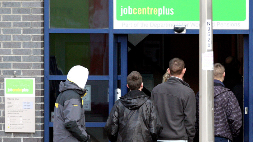 In Grossbritannien steigt die Arbeitslosigkeit weiter. Bis im Juni wuchs die Arbeitslosenquote auf 4,2 Prozent.(Symbolbild)