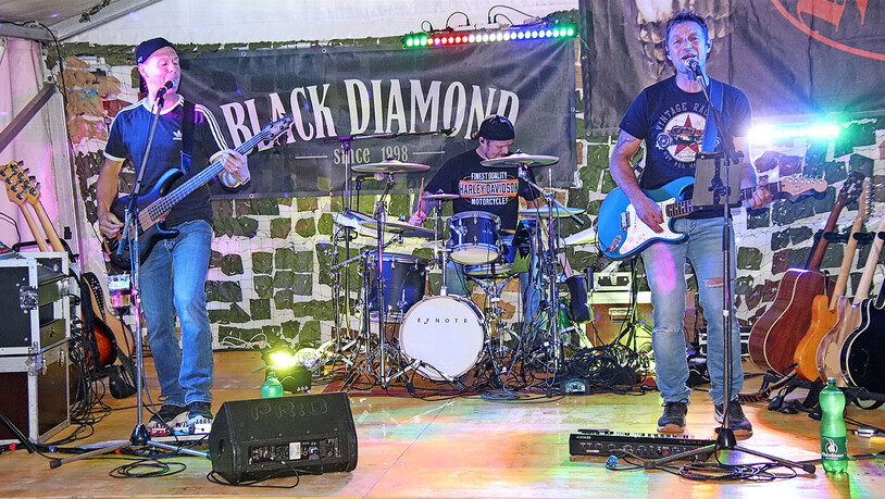 Die Band «Black Diamond» sorgte für ausgezeichnete Stimmung.