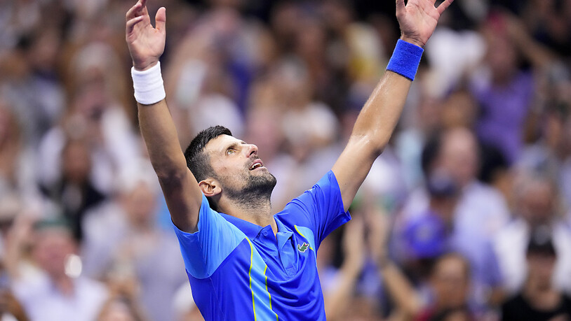 Einmal mehr nicht zu stoppen: Novak Djokovic holte im Final des US Open seinen 24. Triumph bei einem Grand-Slam-Turnier